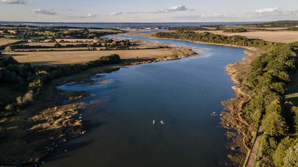Paddleboarding in the Western Yar